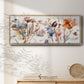 Pop Garden - Floater Framed Canvas Print