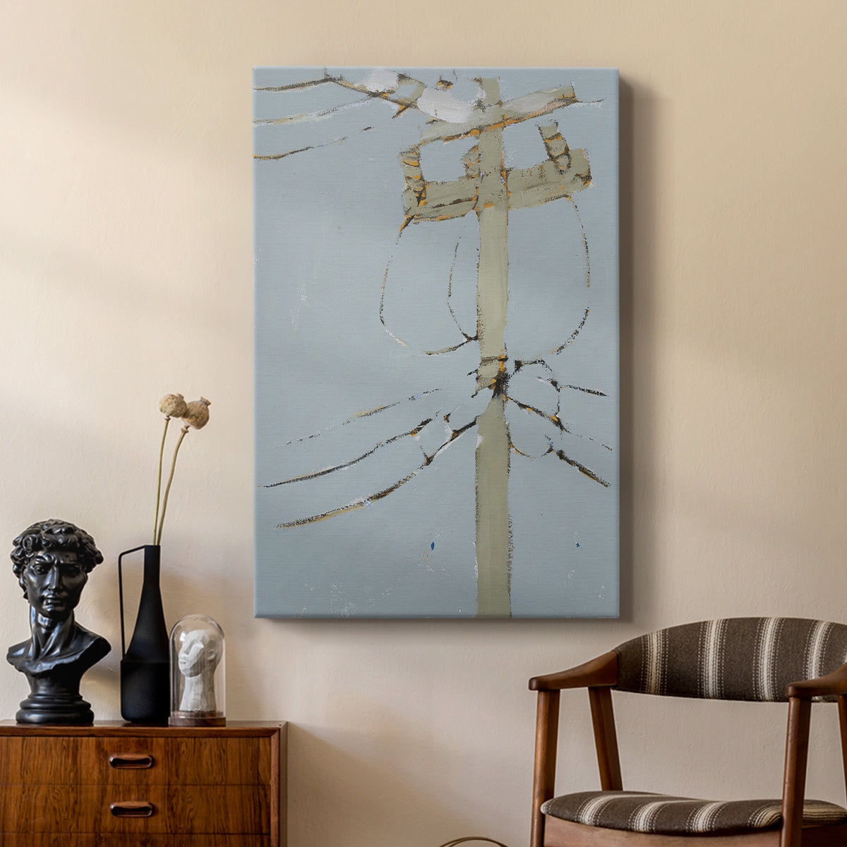 Wires V - Canvas Art Print