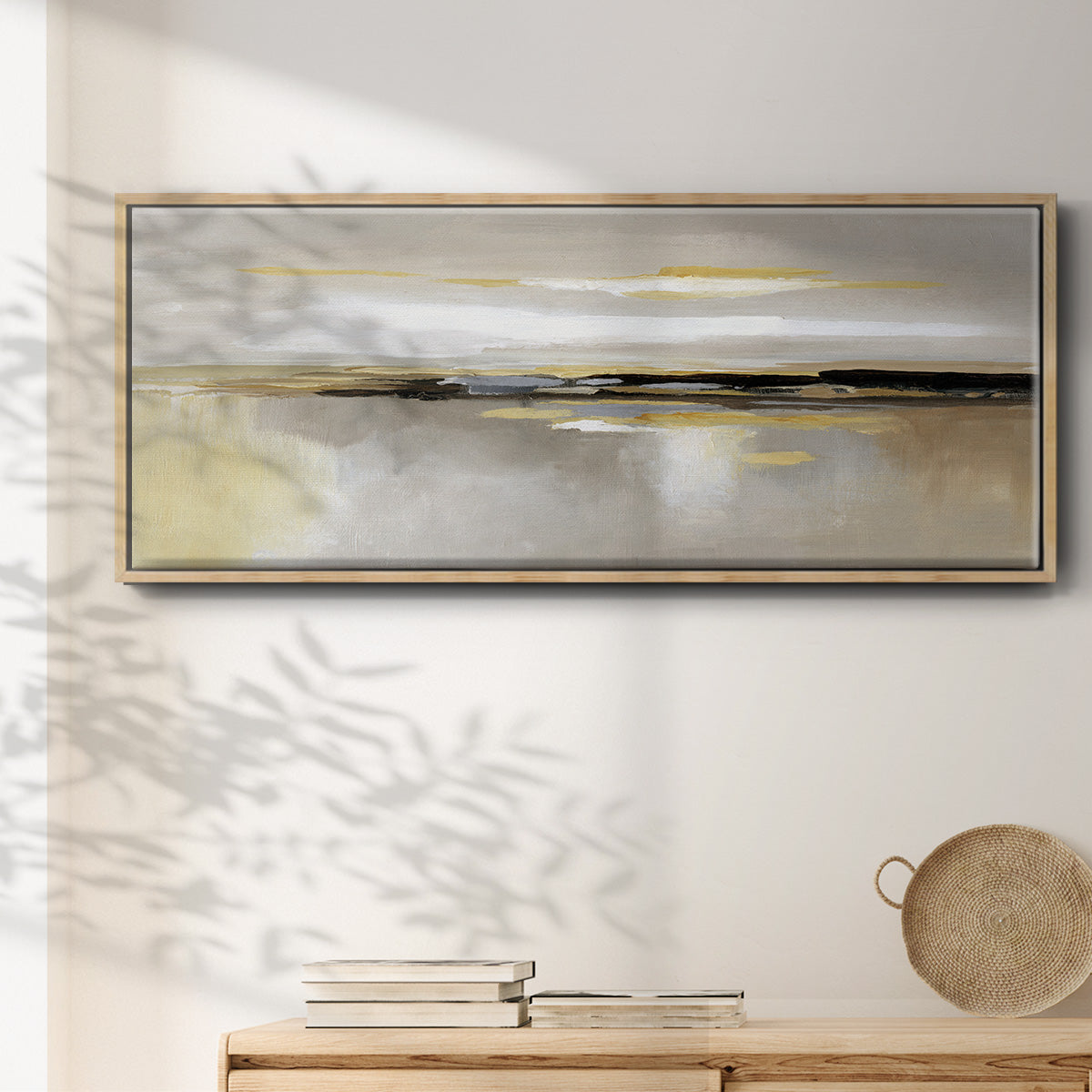 Silver Lining - Floater Framed Canvas Print