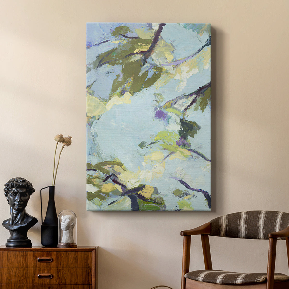 Aqua Sky - Canvas Art Print