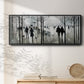 Morning Paris - Floater Framed Canvas Print