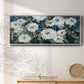 Moonlit Garden I - Floater Framed Canvas Print
