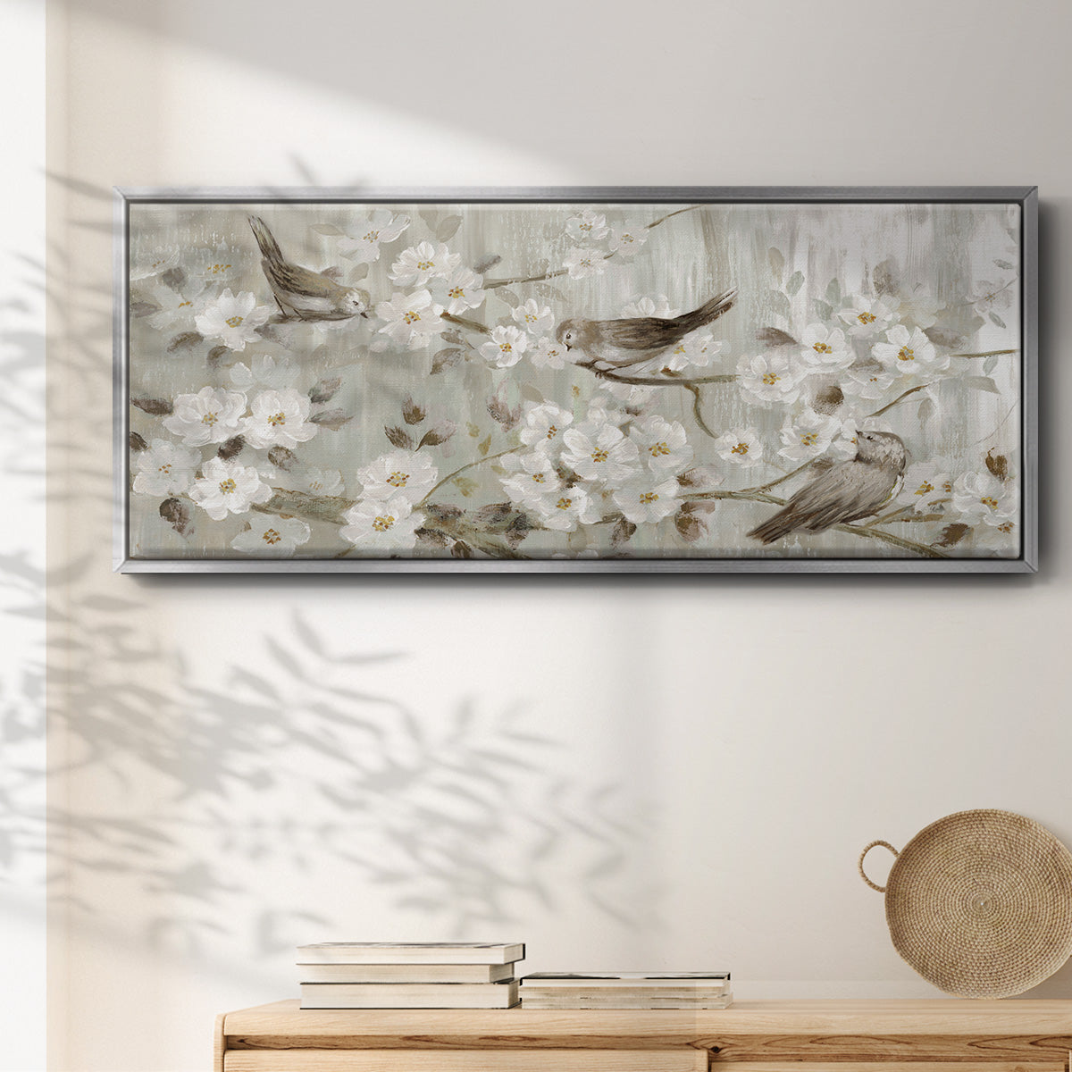 Songs of Spring - Floater Framed Canvas Print