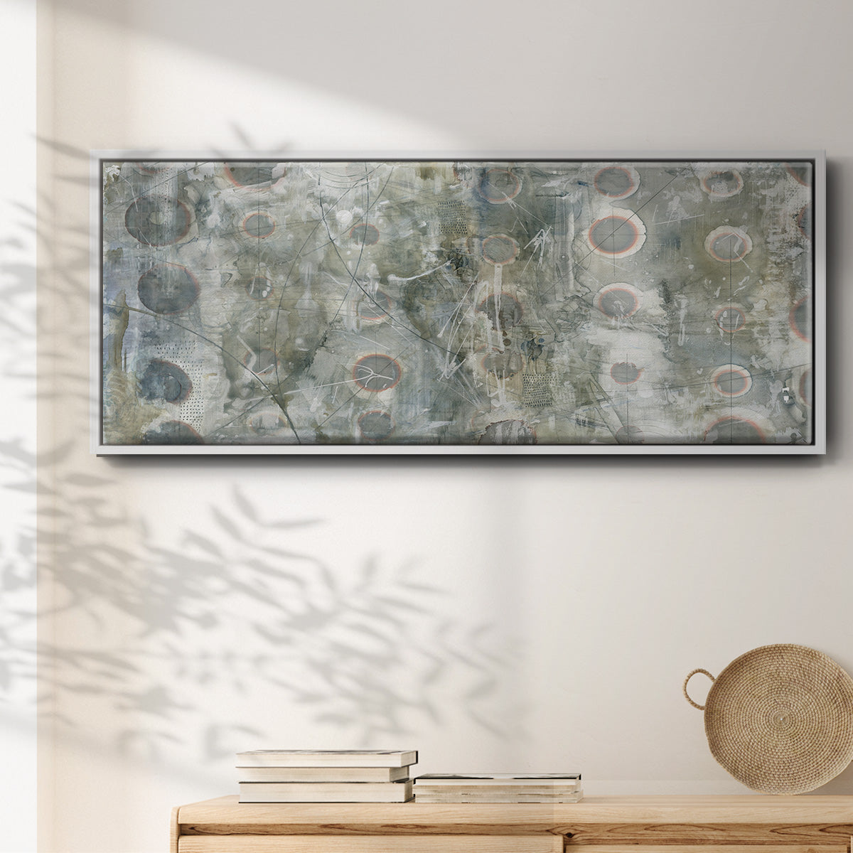 Recurrent - Floater Framed Canvas Print