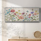 Wildflower Flutter On - Floater Framed Canvas Print