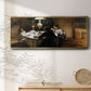 The Dinner, 1868 - Floater Framed Canvas Print
