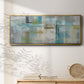 Bits and Pieces - Floater Framed Canvas Print