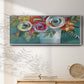 Color Burst II - Floater Framed Canvas Print