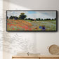 Wild Poppies Near Argenteuil, 1873 - Floater Framed Canvas Print