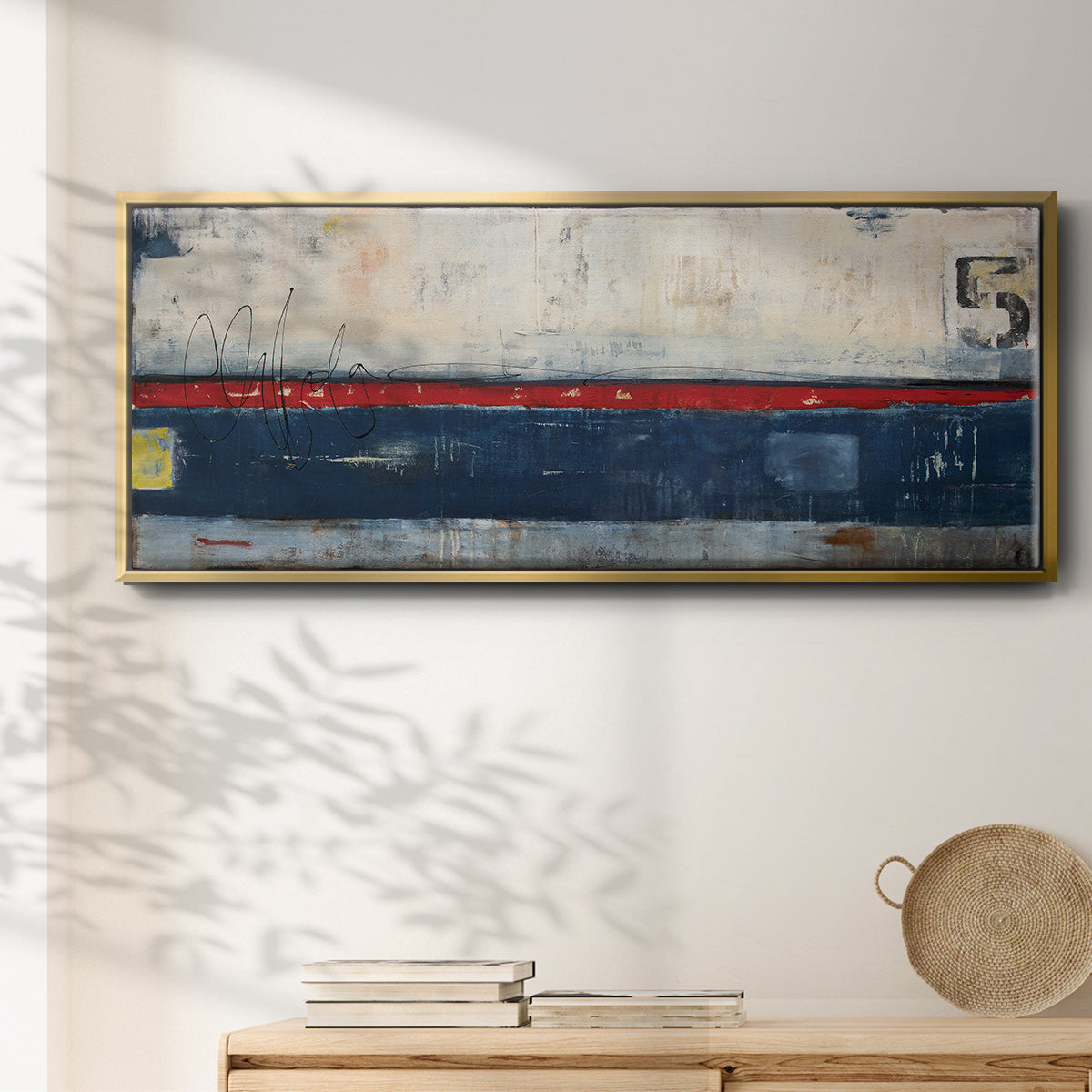 Dock 5 - Floater Framed Canvas Print
