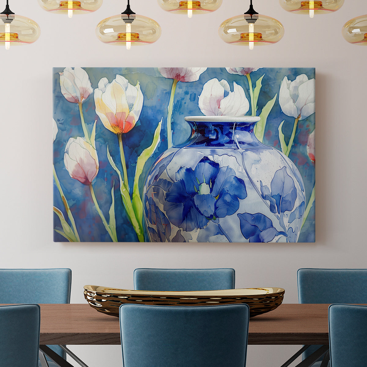 Floral Watercolor LII - Canvas Art Print