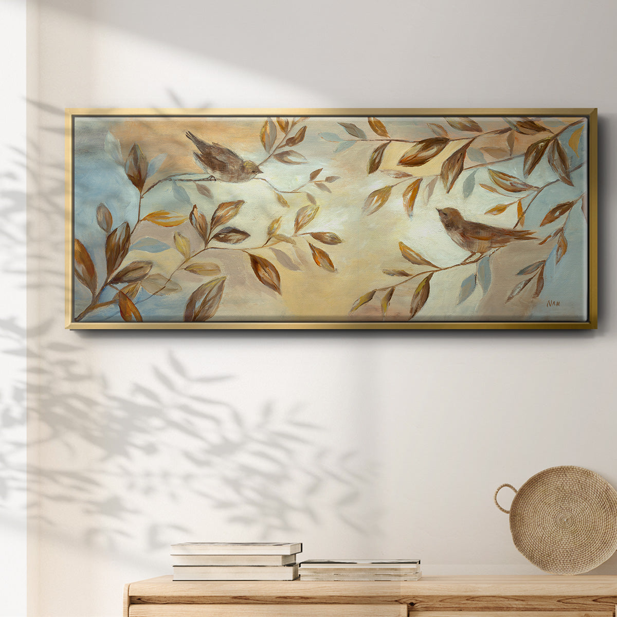 Frosty Morning - Floater Framed Canvas Print