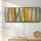 Colorful Lines - Floater Framed Canvas Print