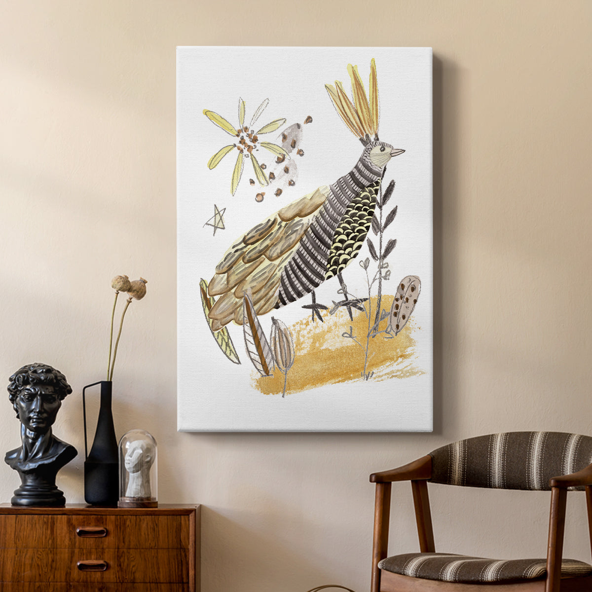 Glowing Garden at Dusk III - Canvas Art Print