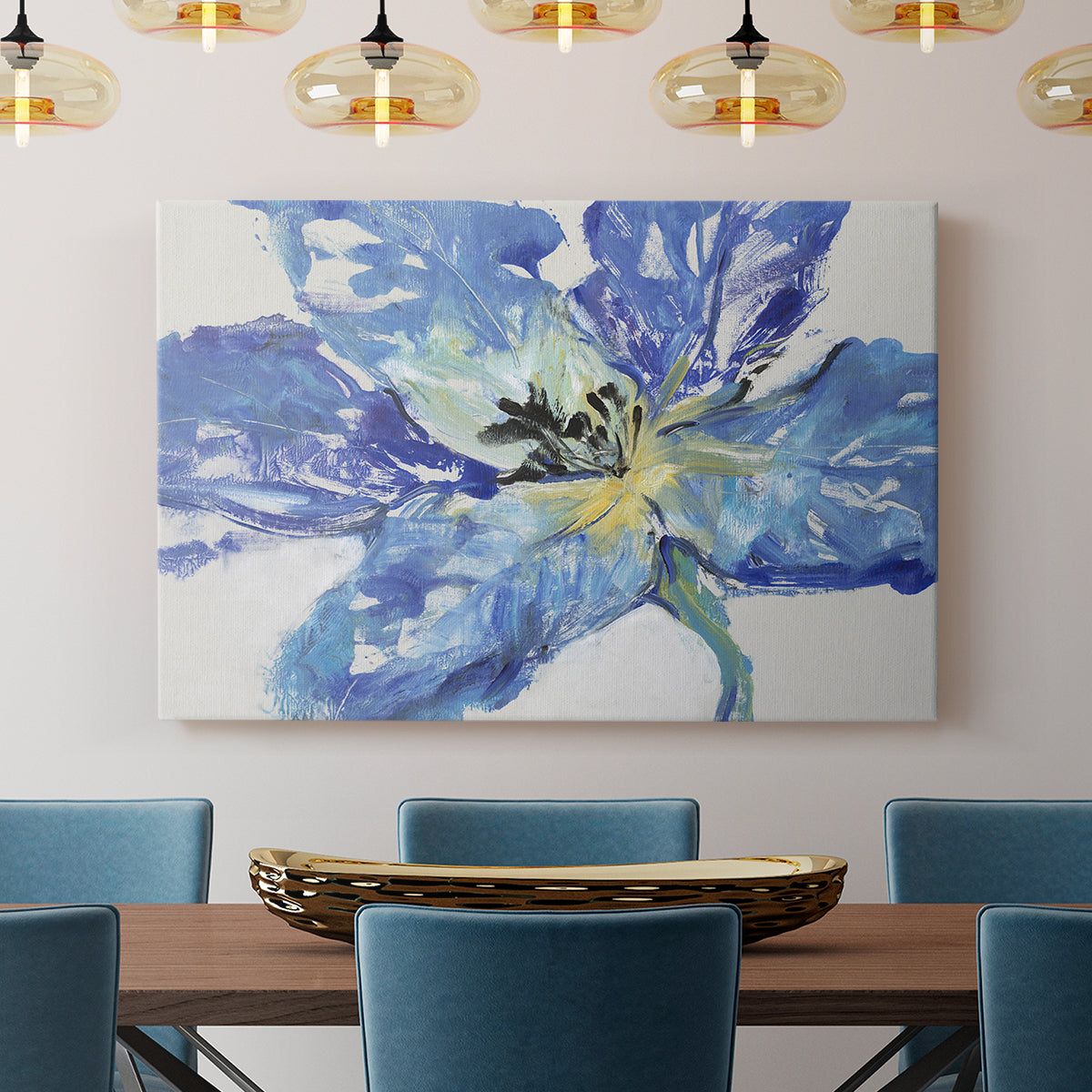 Fleur Bleue II - Canvas Art Print