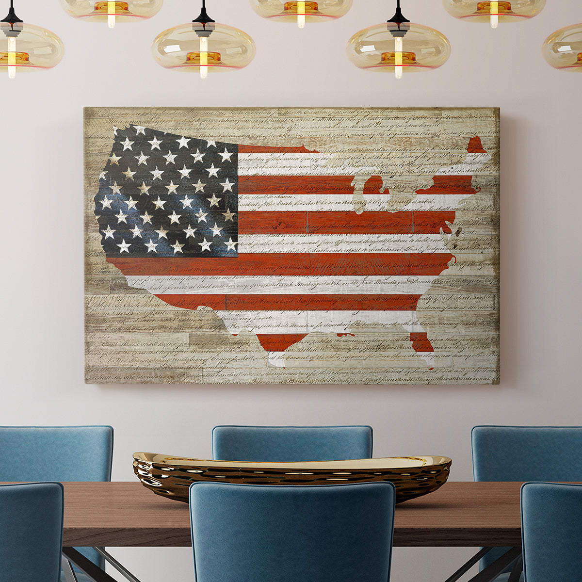 American Flag - Canvas Art Print