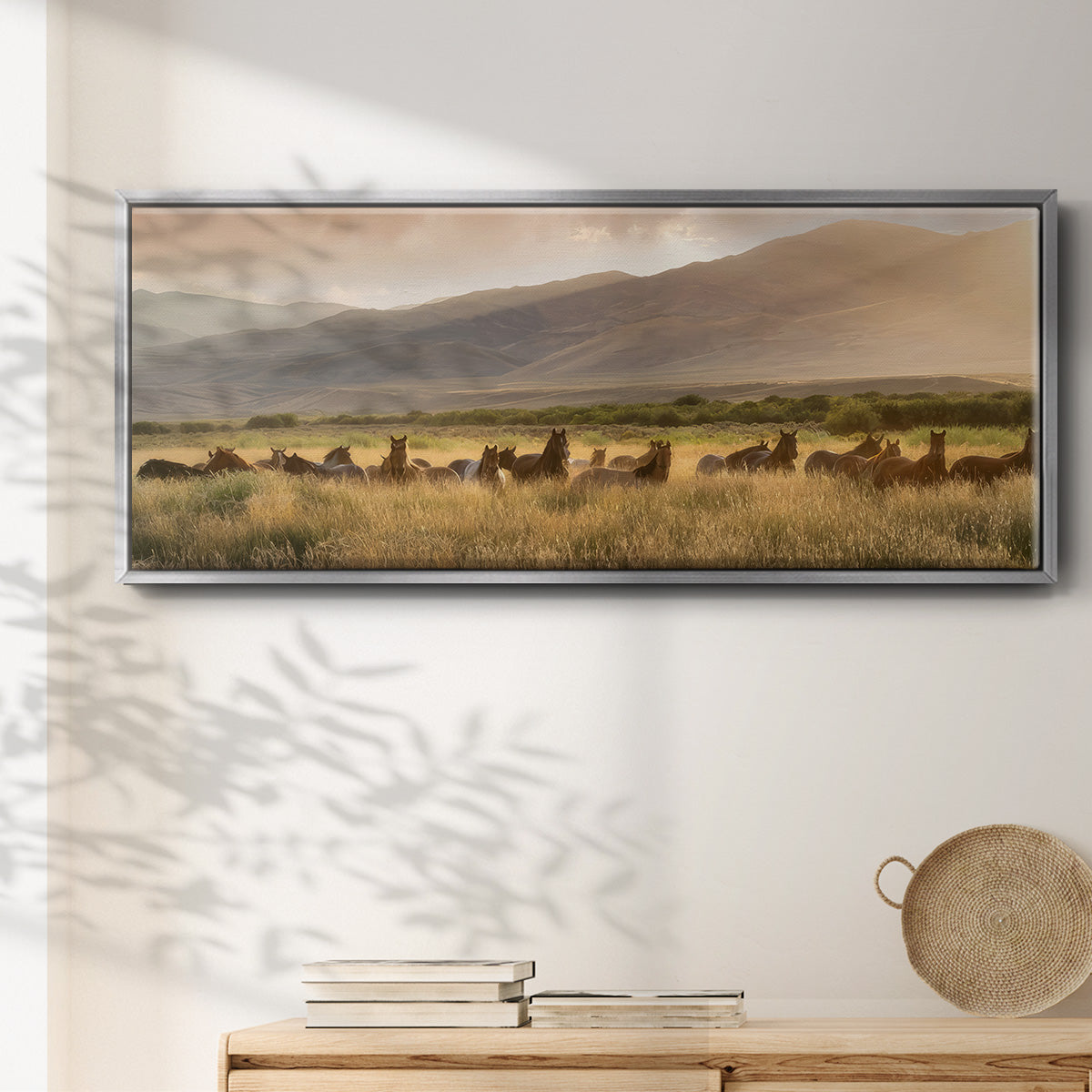 Wild and Free I - Floater Framed Canvas Print
