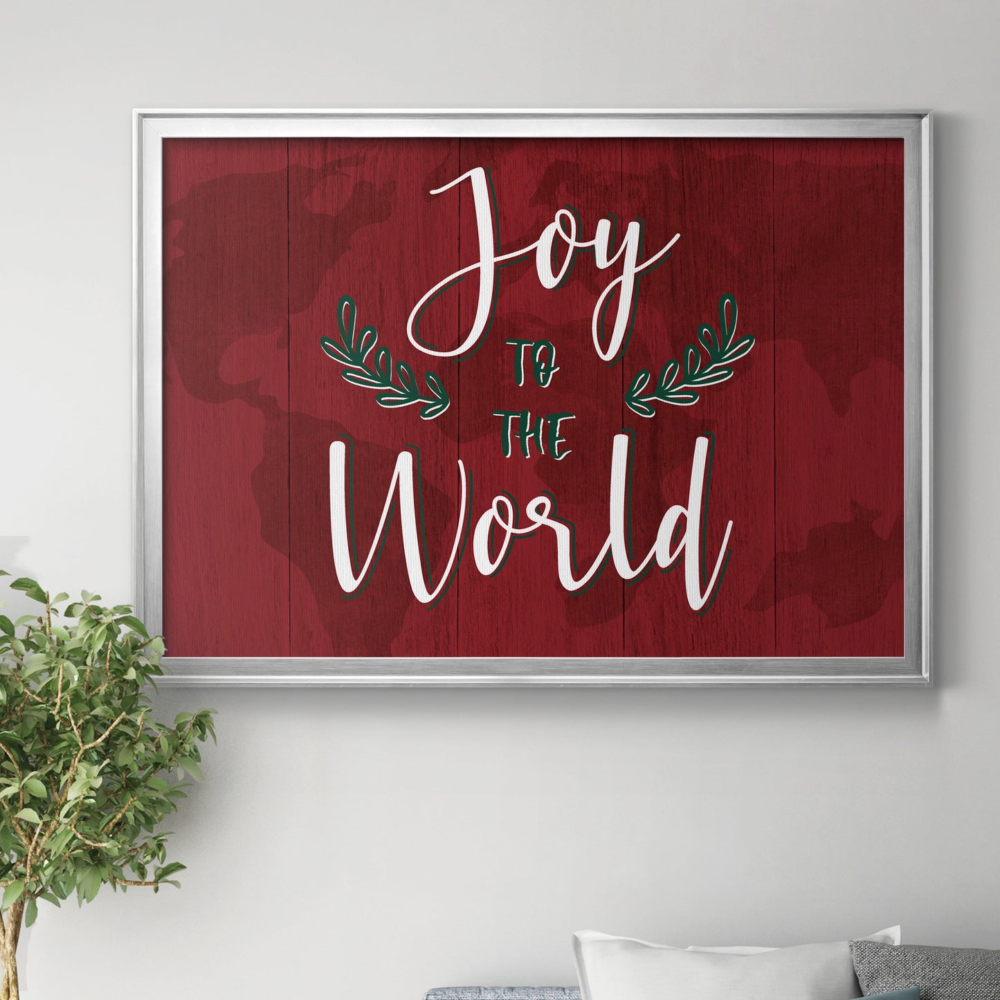 Joy to the World Premium Classic Framed Canvas - Ready to Hang