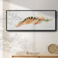 Tail Feather IV - Floater Framed Canvas Print