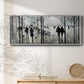 Morning Paris - Floater Framed Canvas Print