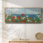 Through the Flowers - Floater Framed Canvas Print