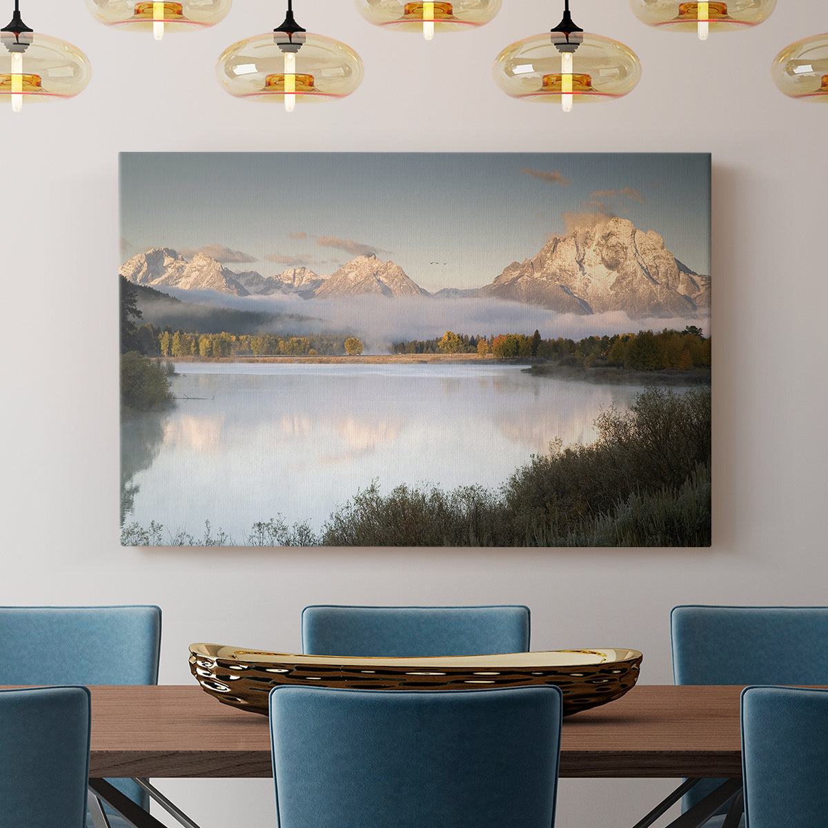 Snake River Fog - Canvas Art Print