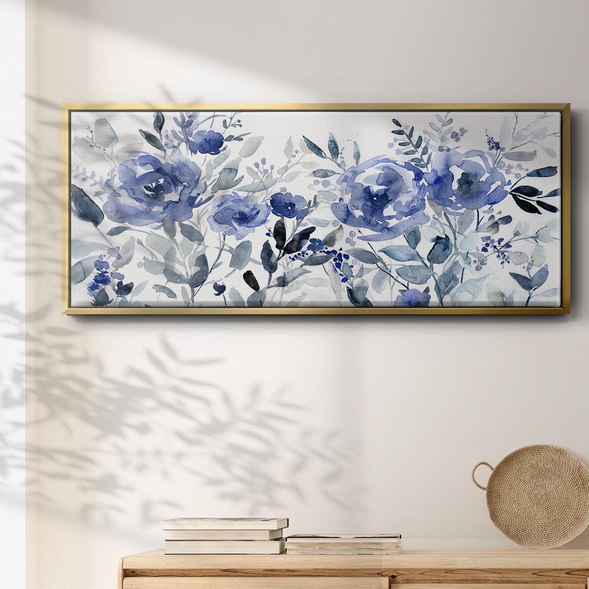 Painters Field of Flowers - Floater Framed Canvas Print