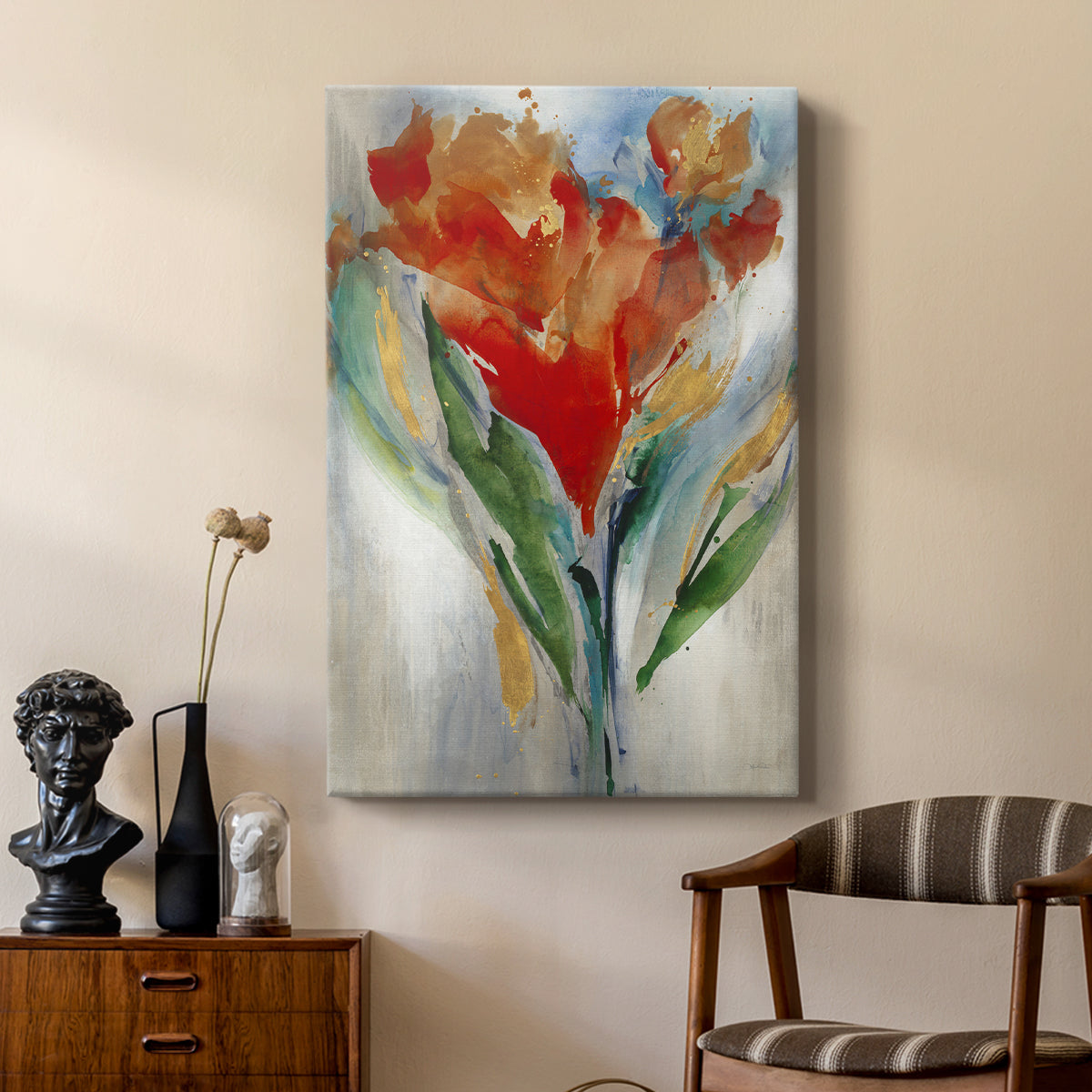 Wild Flower Bouquet - Canvas Art Print
