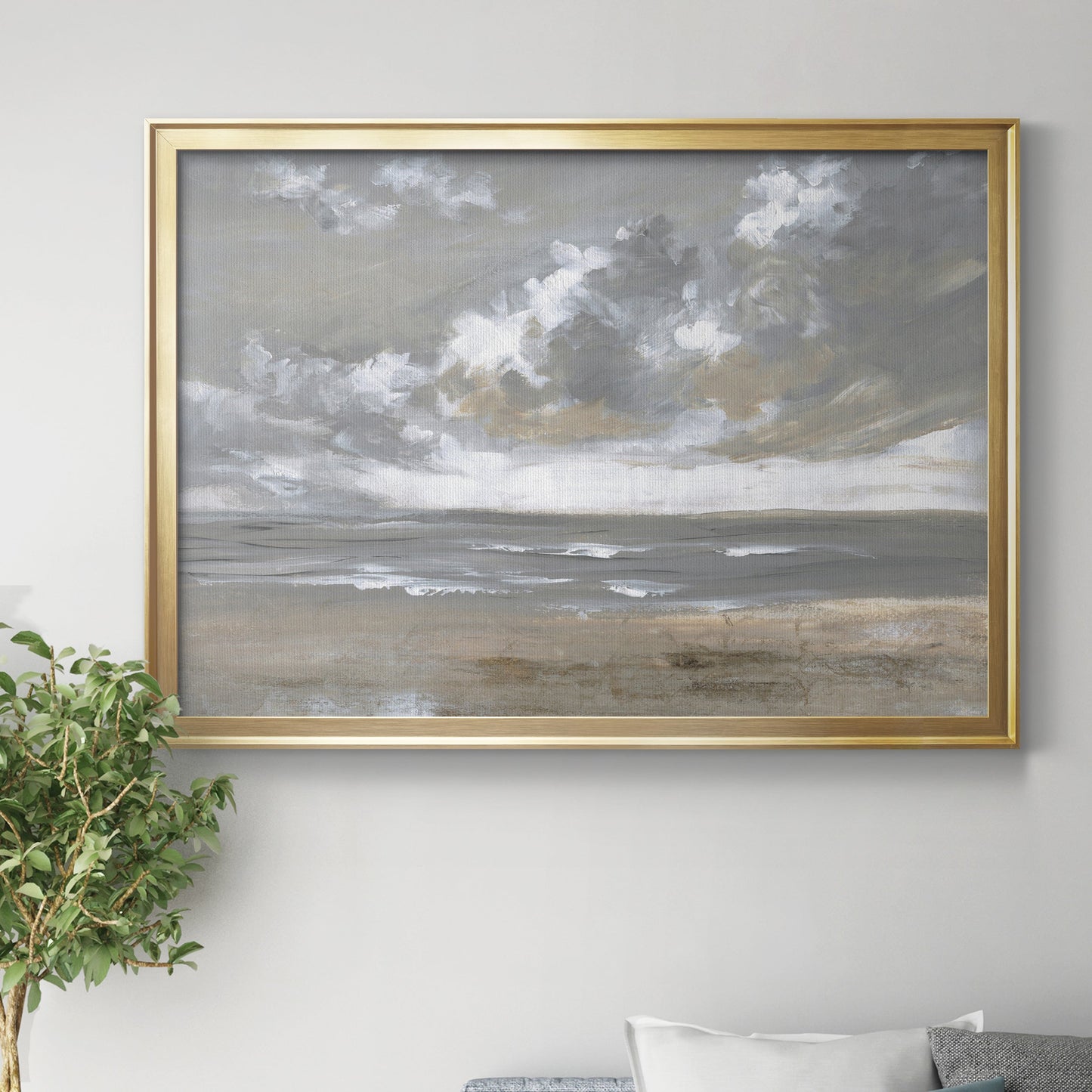 Windswept - Modern Framed Canvas Print