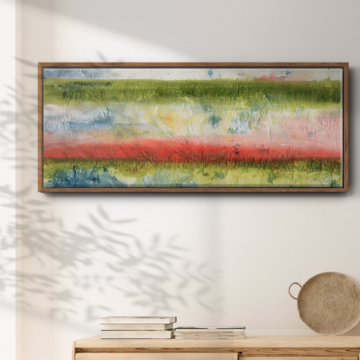 Nature's Flag II - Floater Framed Canvas Print