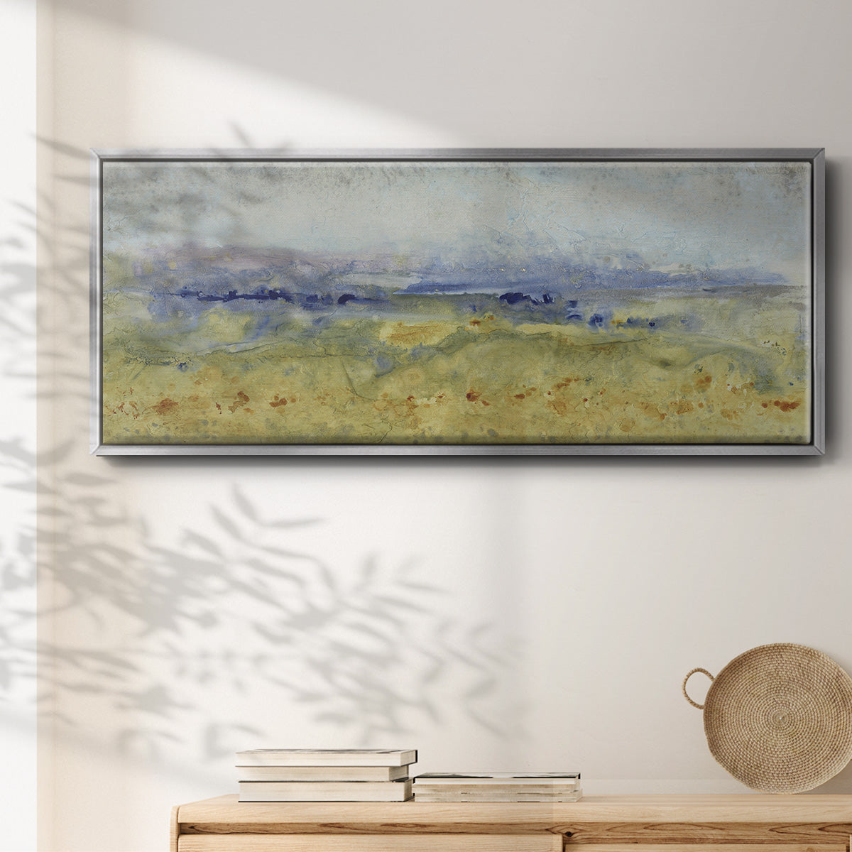 Open Terrain I - Floater Framed Canvas Print