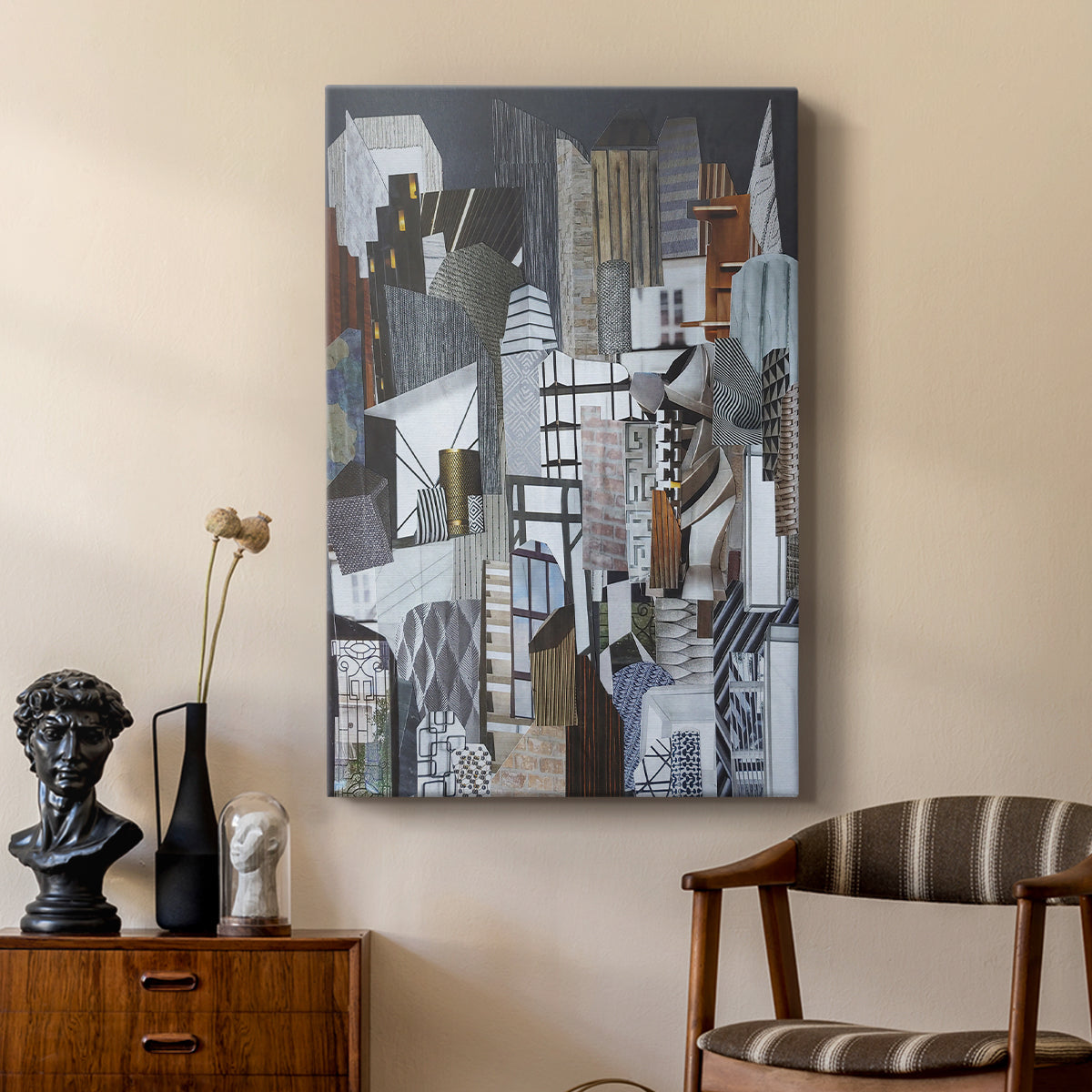 Western Metropolis - Canvas Art Print