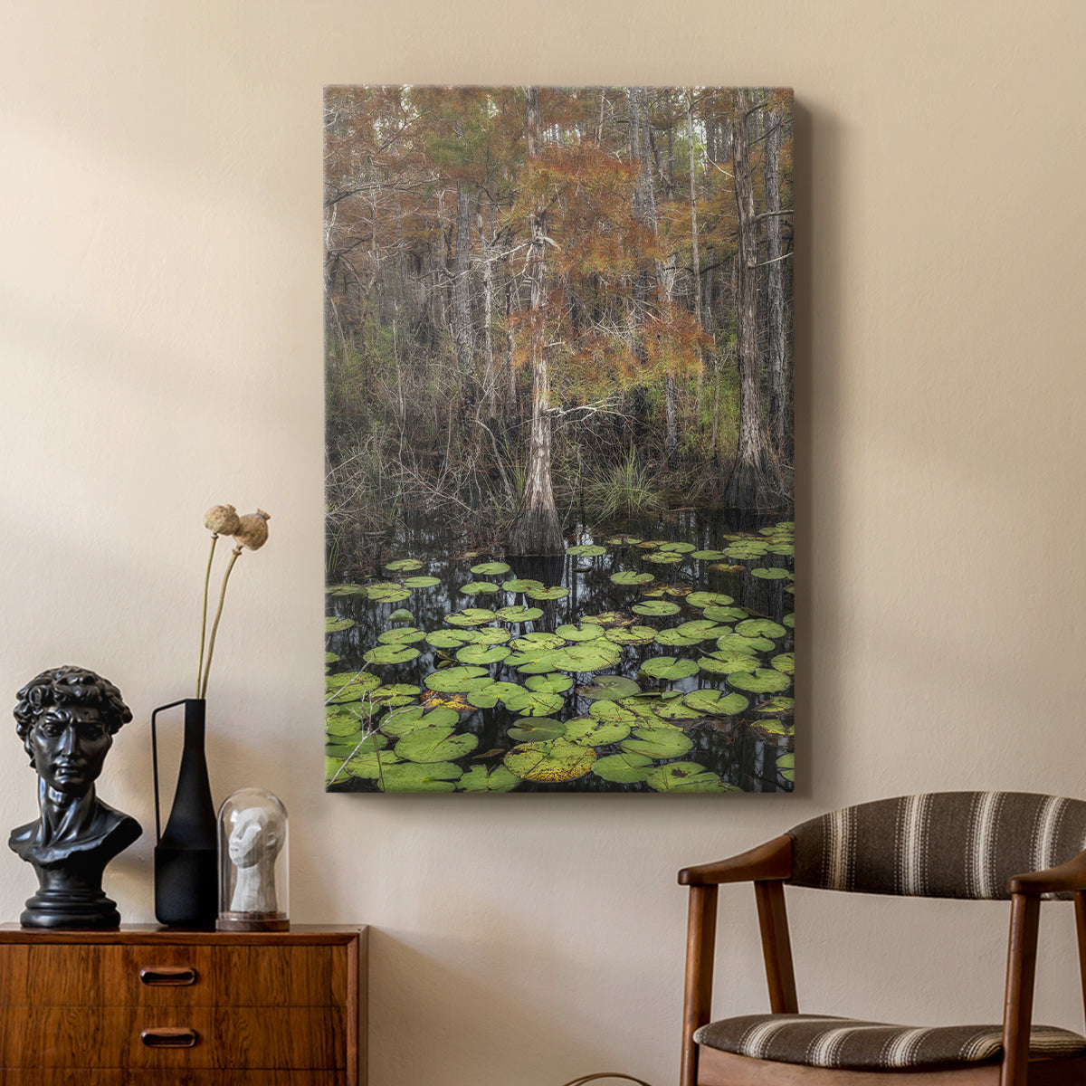 Black Water I - Canvas Art Print