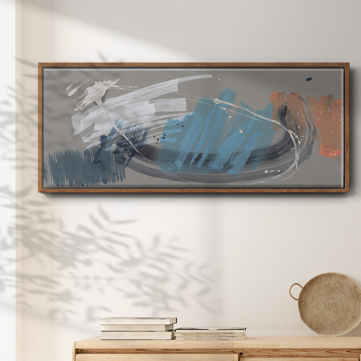 Whimsical Marks I - Floater Framed Canvas Print