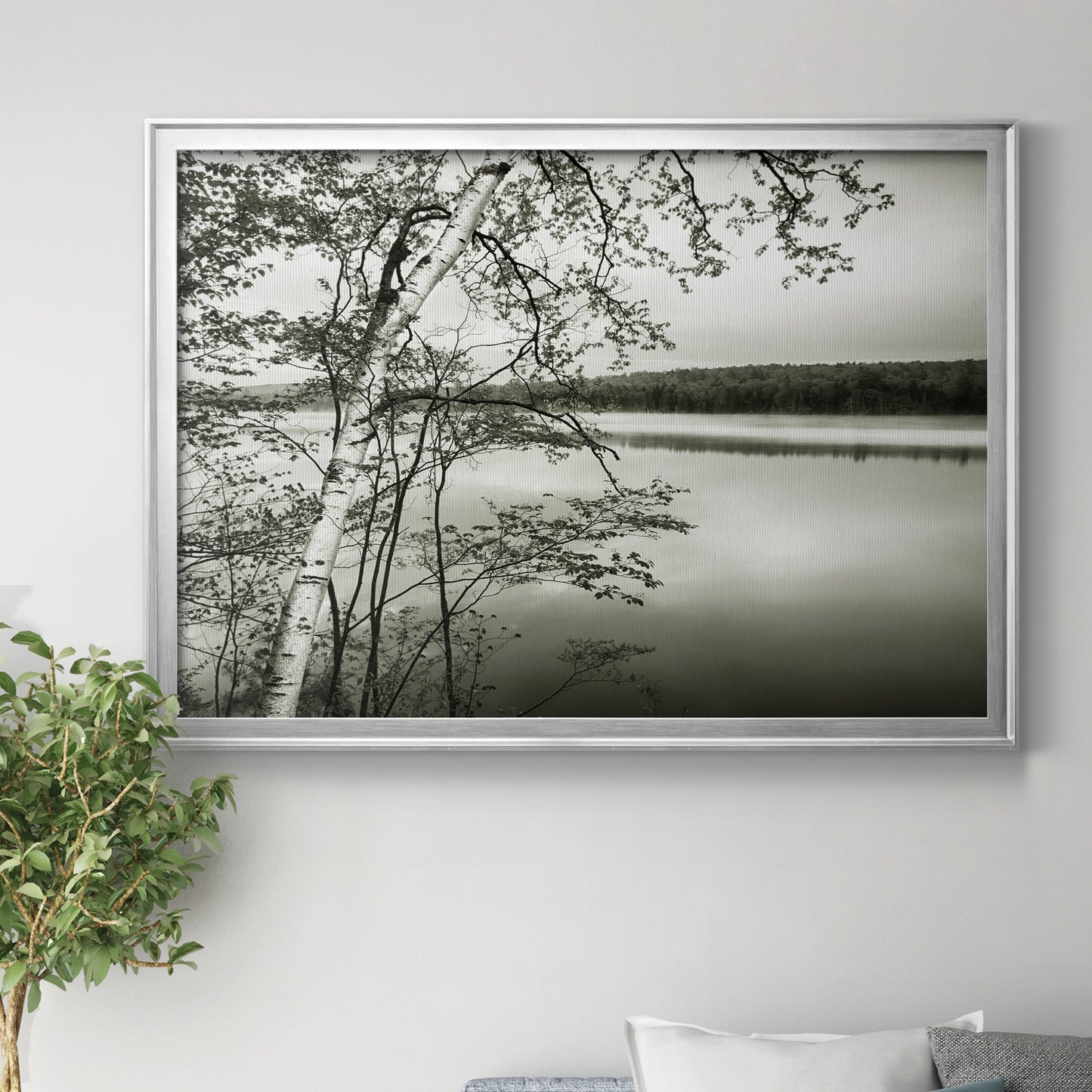 Adirondack Reflections - Modern Framed Canvas Print