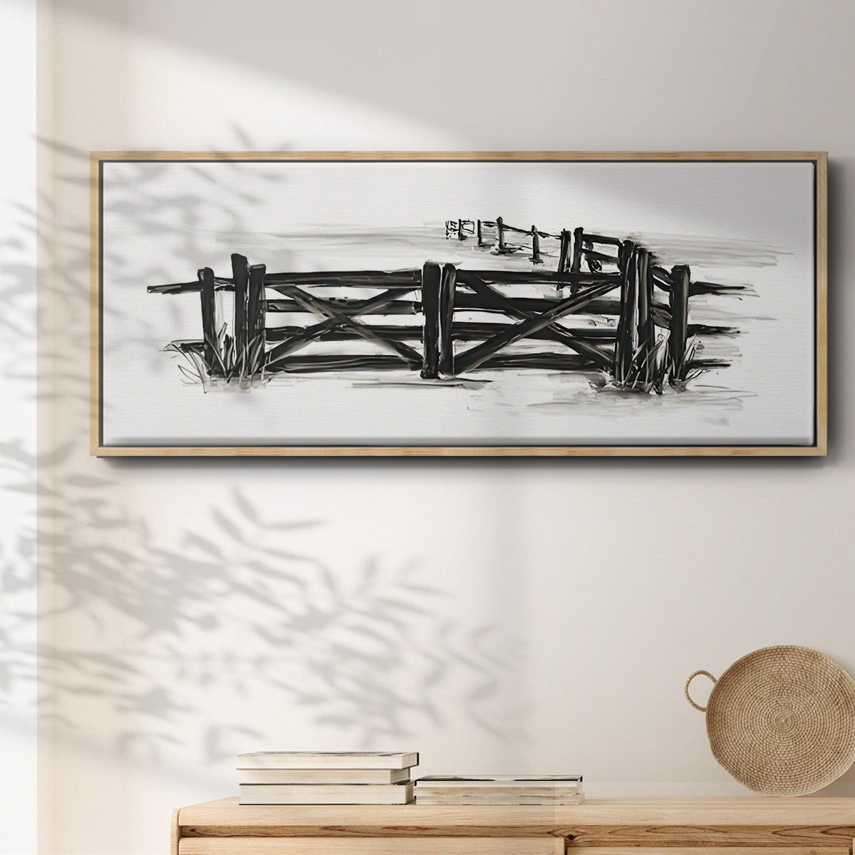 European Farm Collection XII - Floater Framed Canvas Print