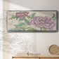 Peony Blooms I - Floater Framed Canvas Print