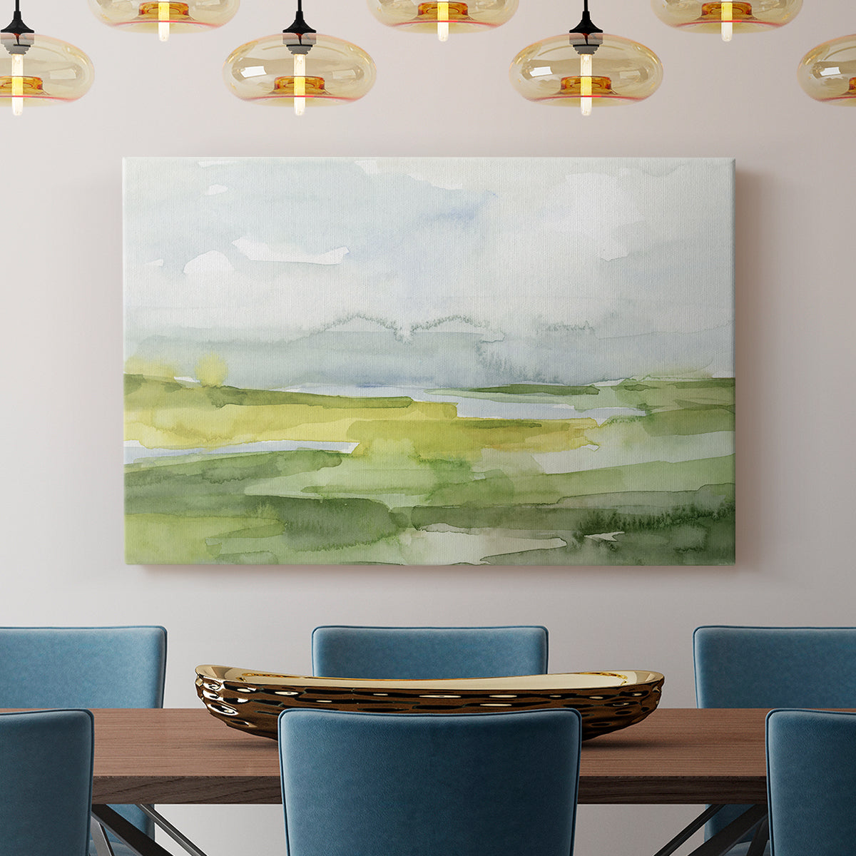 Watery Lowlands II - Canvas Art Print
