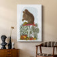 Red Squirrel On Mushroom - Canvas Art Print