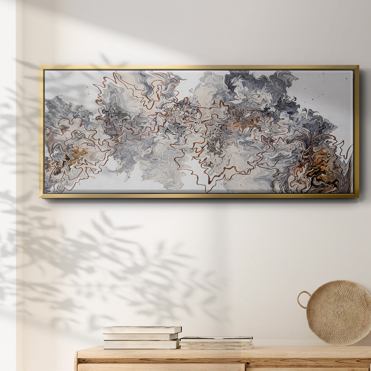 Stay on the Trail - Floater Framed Canvas Print