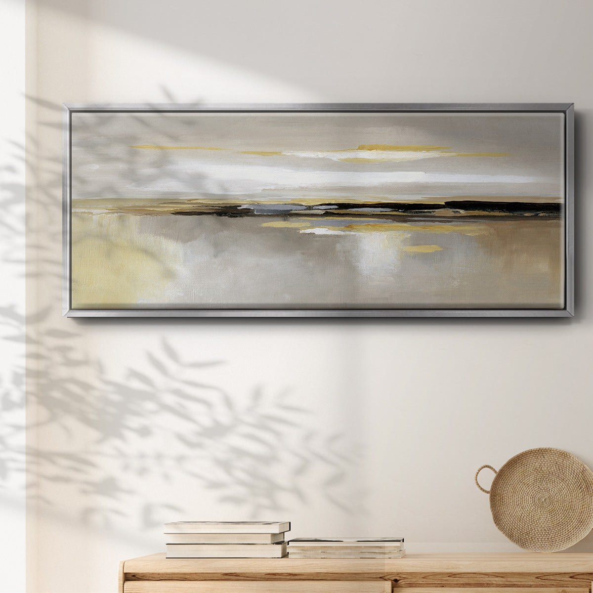 Silver Lining - Floater Framed Canvas Print