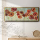 Warm Meadow Poppies - Floater Framed Canvas Print