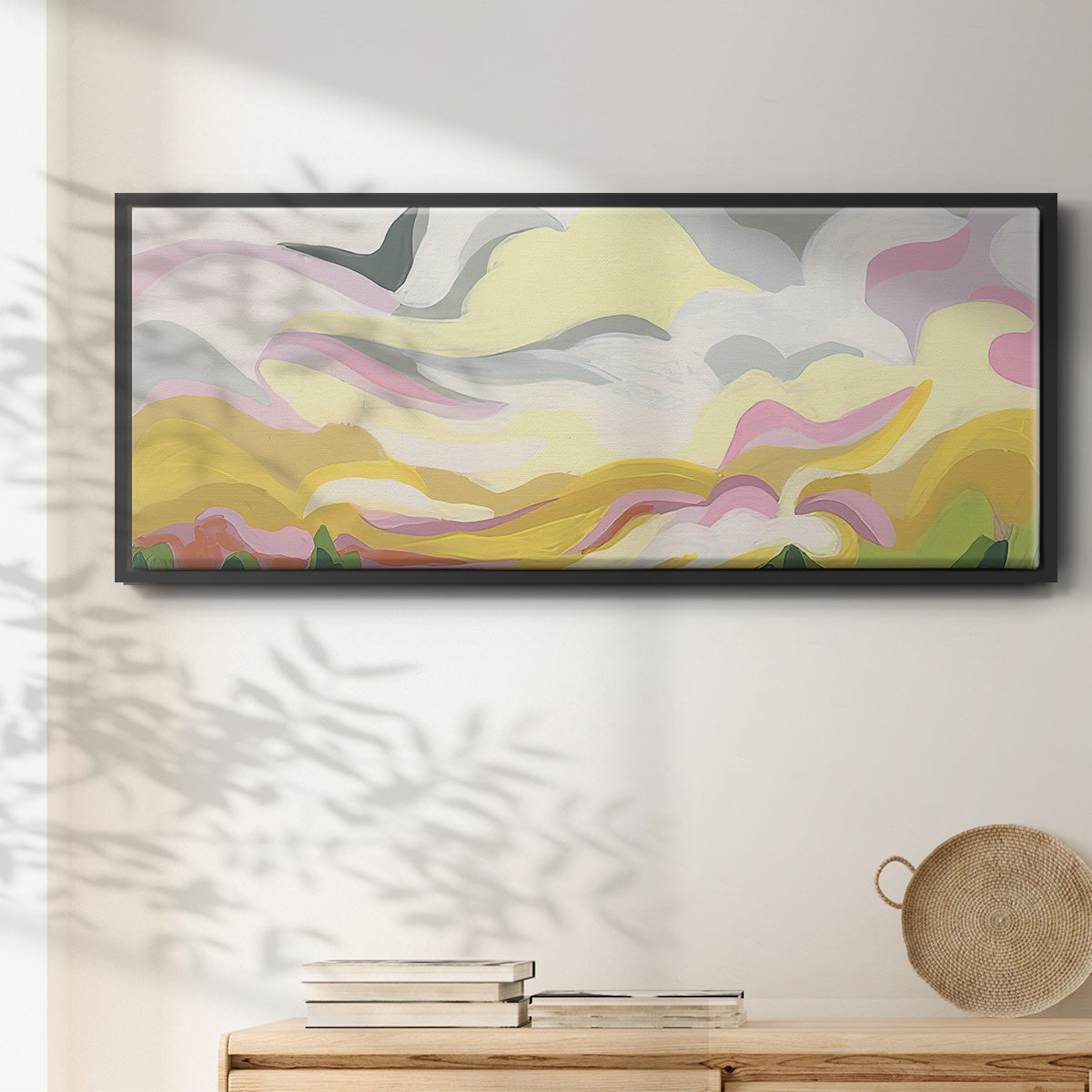 Valley Swirl II - Floater Framed Canvas Print