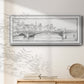 Pont de Notre Dame - Floater Framed Canvas Print