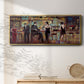 Happy Hour - Floater Framed Canvas Print