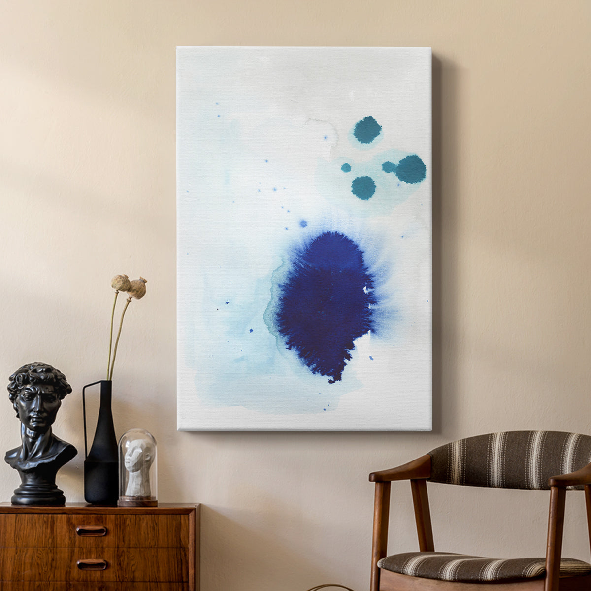 Spare Blue I - Canvas Art Print