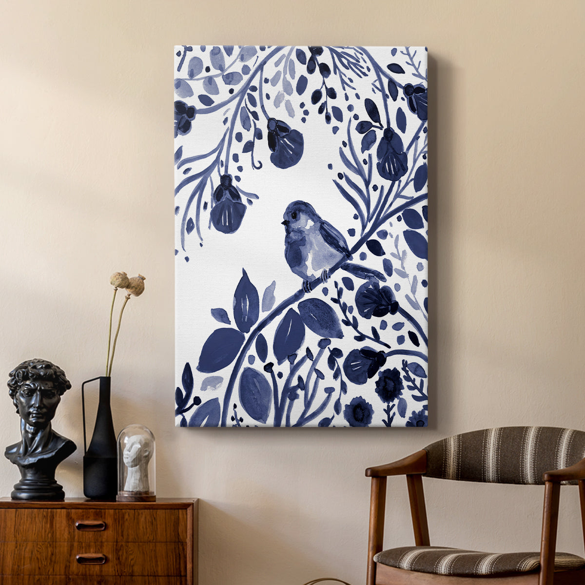 Indigo Song II - Canvas Art Print