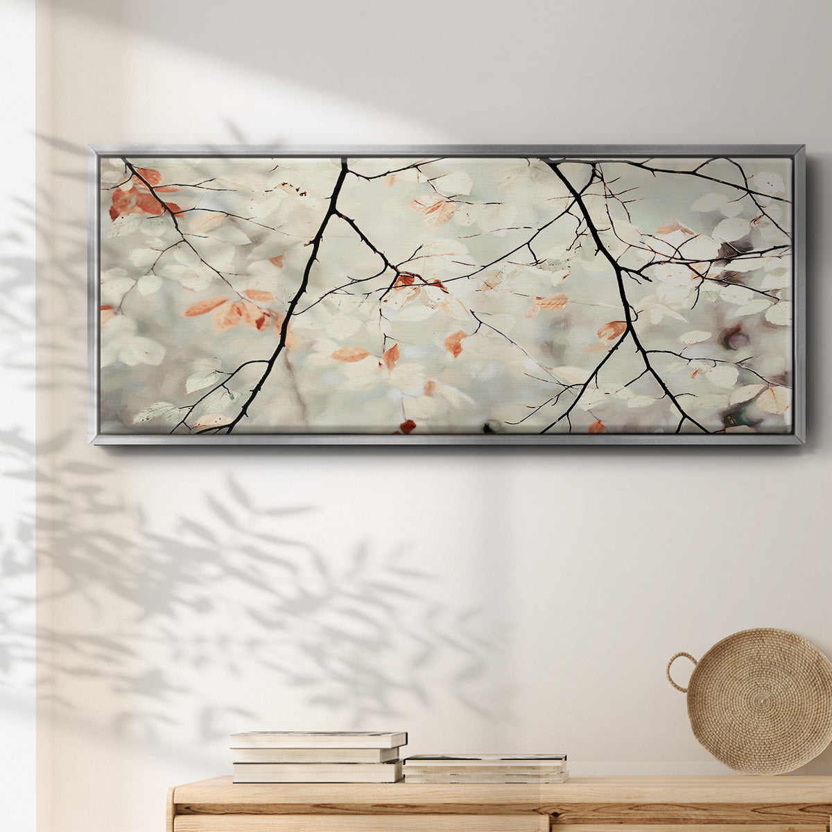 Simplicity - Floater Framed Canvas Print