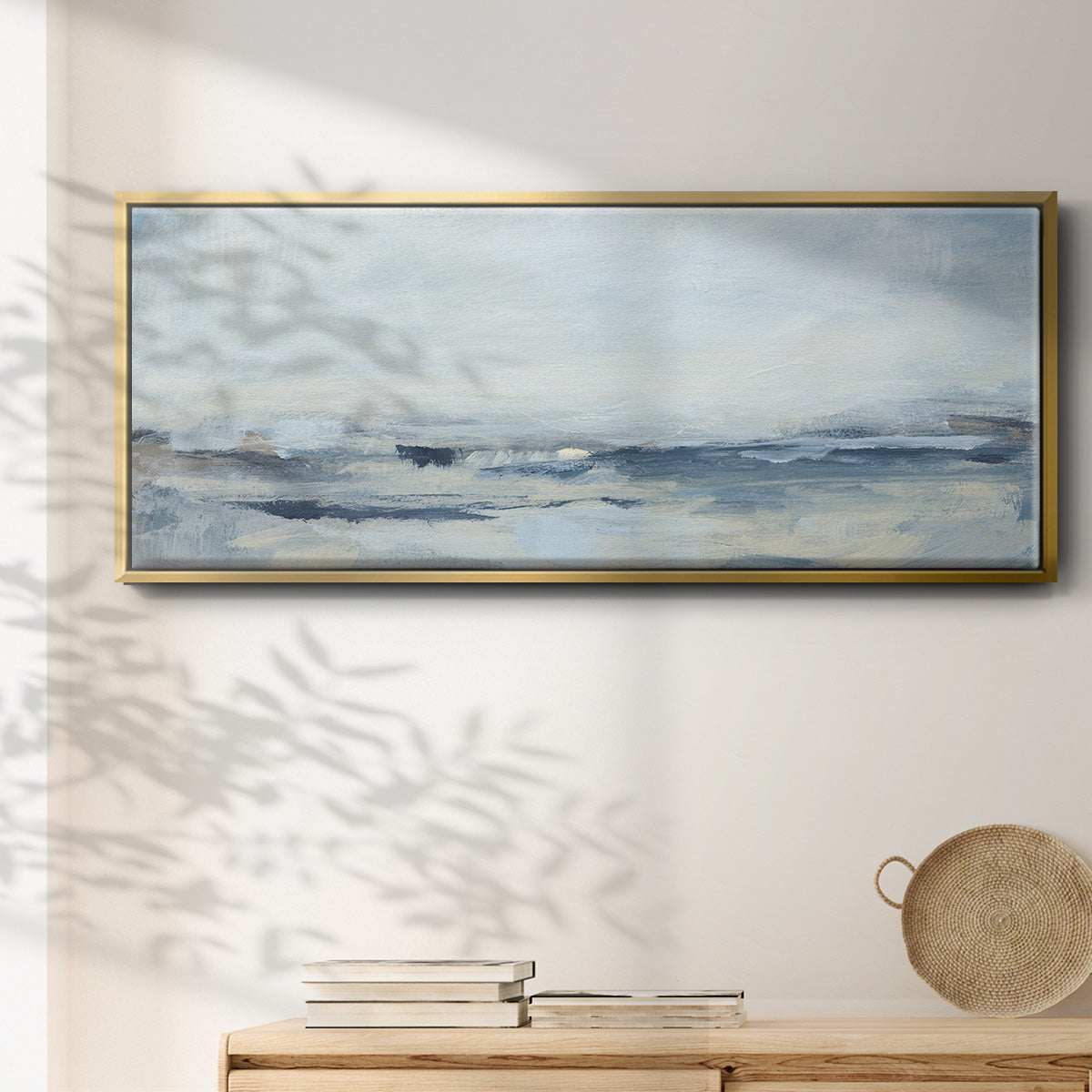 Sailing I - Floater Framed Canvas Print