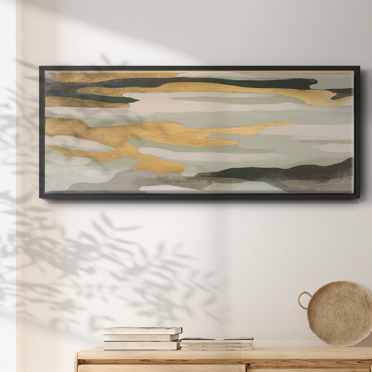 Golden Valley Sands II - Floater Framed Canvas Print
